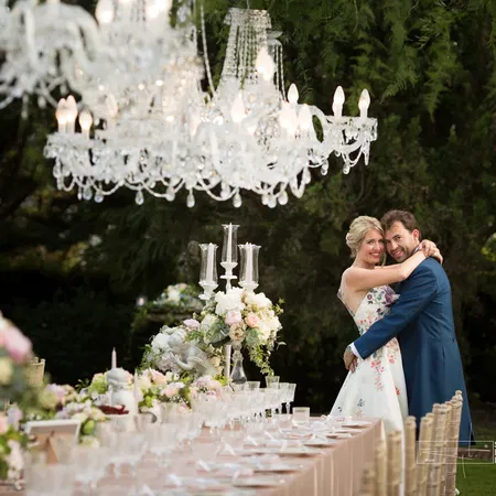 Couple And Table
