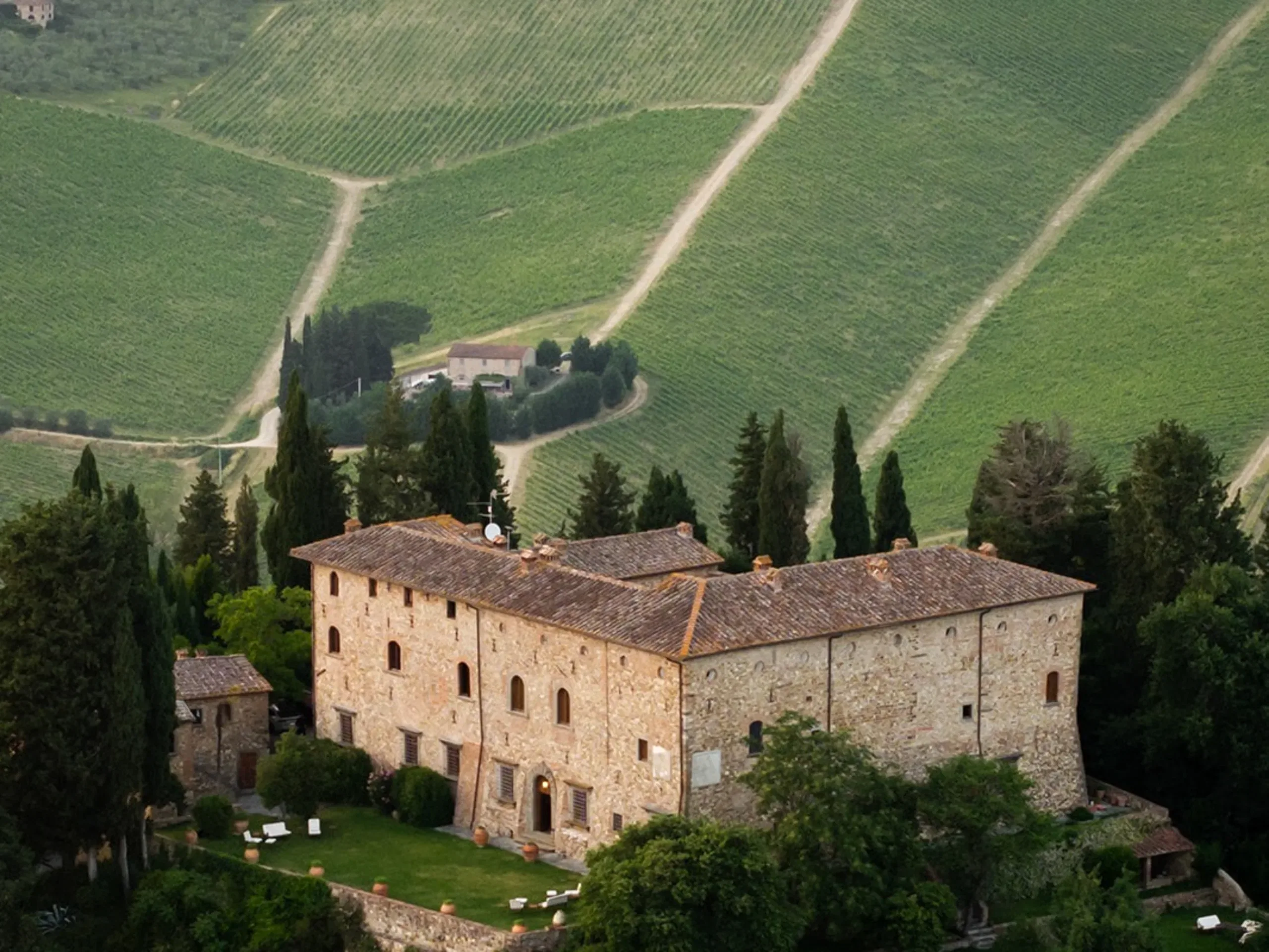 Castello di Bibbione At Dusk