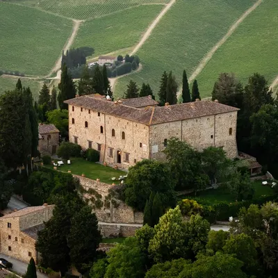 Castello di Bibbione At Dusk