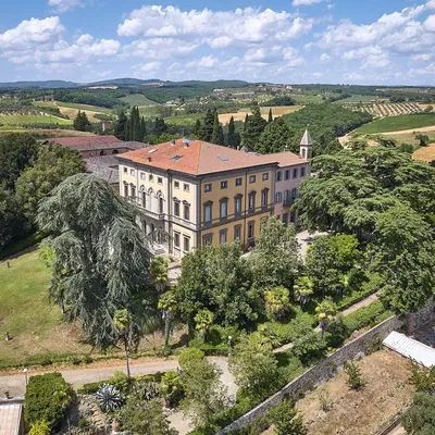 Tenuta di Monaciano Aerial View