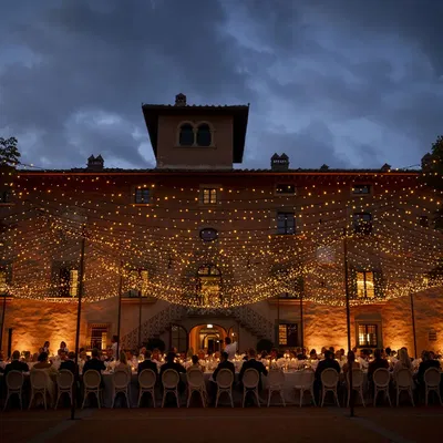Vignamaggio la Piazza Night Photo