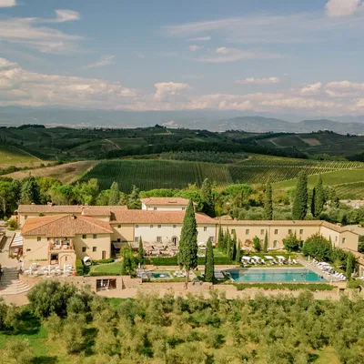 Villa Petriolo From Above